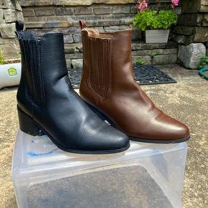 Forever 21 Brown and Black heeled boots
